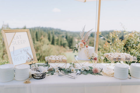 Mai & Matthew's Wedding Cake Table Design