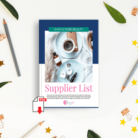 Simple Pure Beauty Supplier List PDF Download