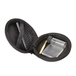 跨境货源 烟具组合便携式拉链玻璃鼻烟壶漏斗配件Smoking Kit