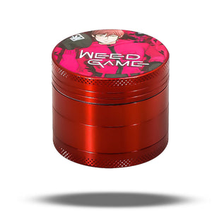 WEED GAME铝合金磨烟器直径50mm四层金属研磨器 CNC系列 herb grinder