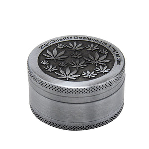 金币磨烟器3层直径48mm 锌合金材质研磨器 herb grinder