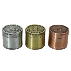 跨境新款 4层40mm锌合金磨烟器 小号金属磨烟器 研磨器 Grinder