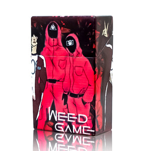 weed game弹开式塑料烟盒 图案印花烟盒 Cigarette Case