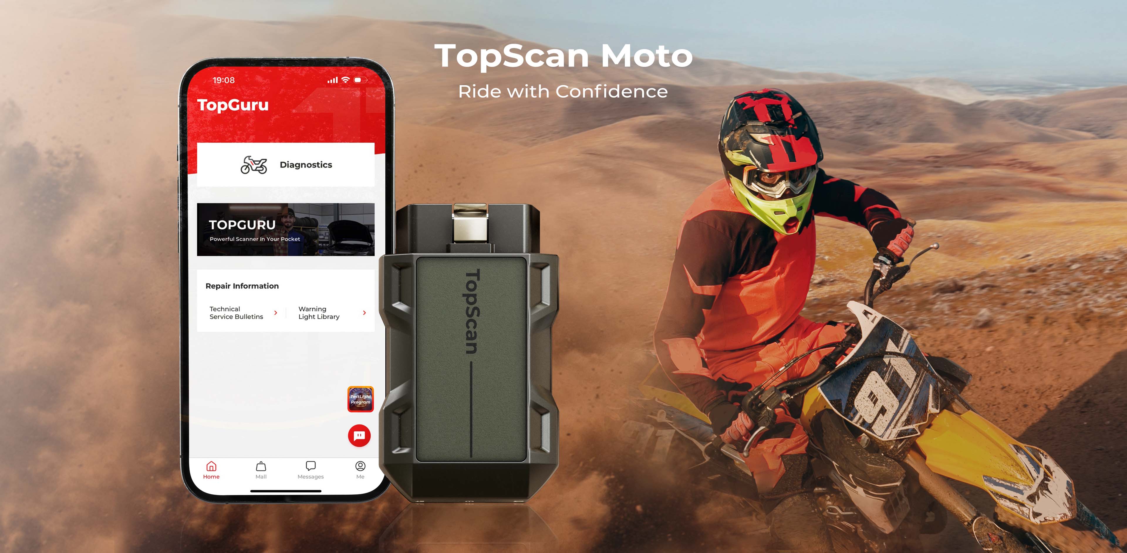 TopScan Moto-Ride with Confidence