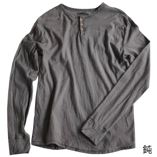 Men's Henley Neck Long Sleeve