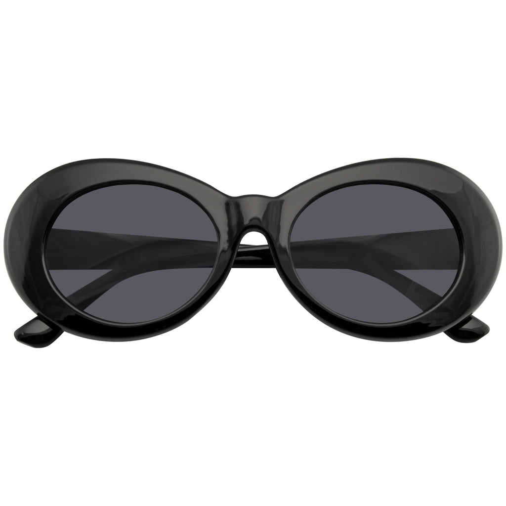 Black Oval Sunglasses