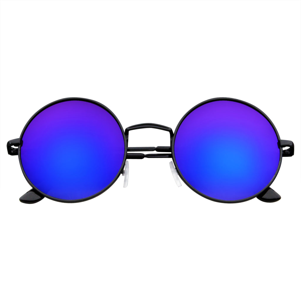 Blaue Spiegelsonnenbrille