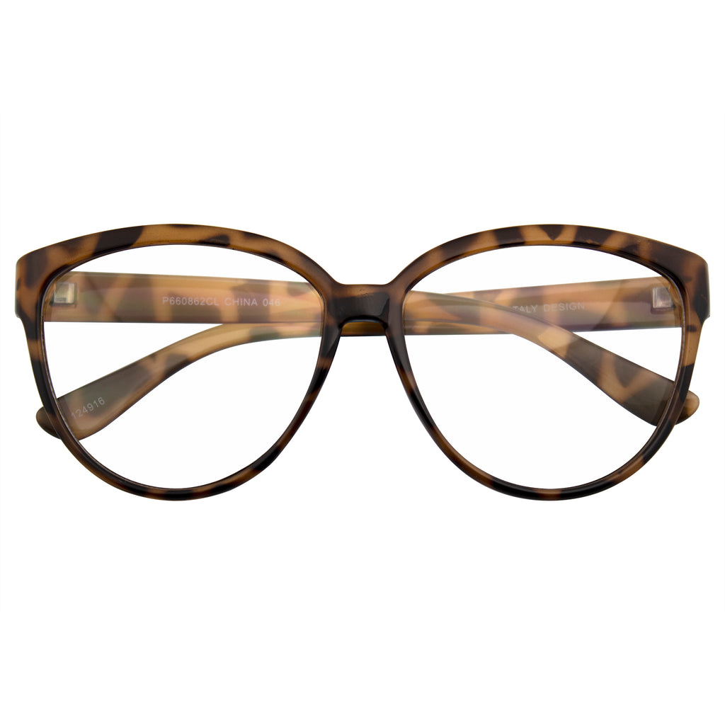 Womens Retro Nerd Clear Lens Fashion Cat Eye Glasses – Emblem Eyewear
