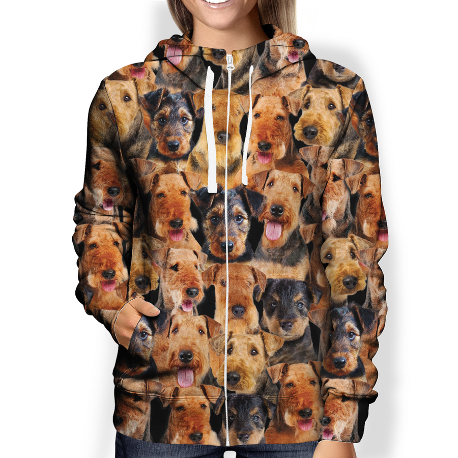 A Bunch Of Airedale Terriers Hoodie