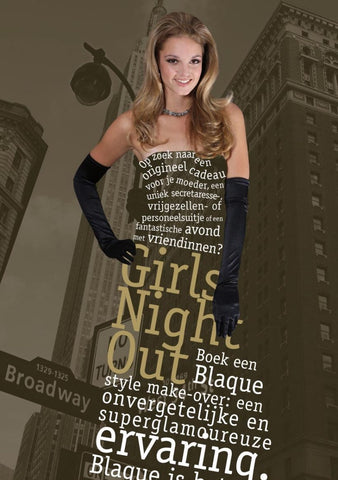 Only for ladies: Beleef een onvergetelijke avond bij Blaque Couture. Een avond waarin je omgetoverd wordt tot een superster!
