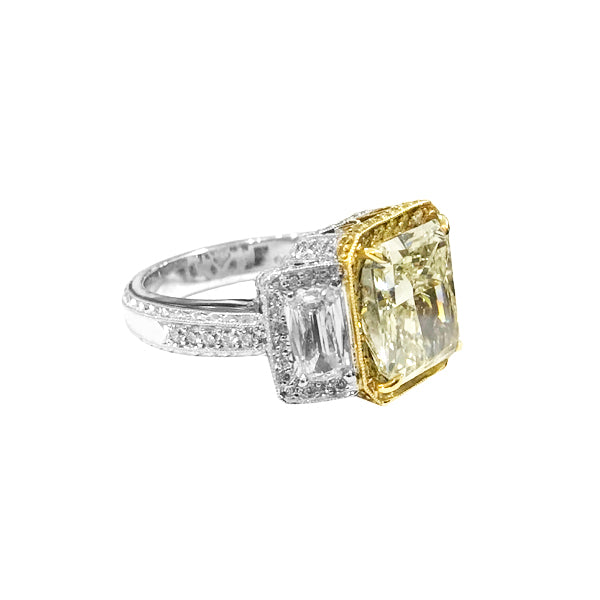 gregg ruth yellow diamond ring