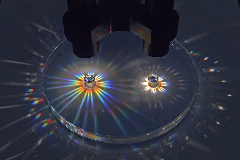 Brilliant Fire and Sparkle of Moissanite and Diamond.jpg__PID:a7b56133-89fa-4b6c-a5ca-e21e024f1aeb