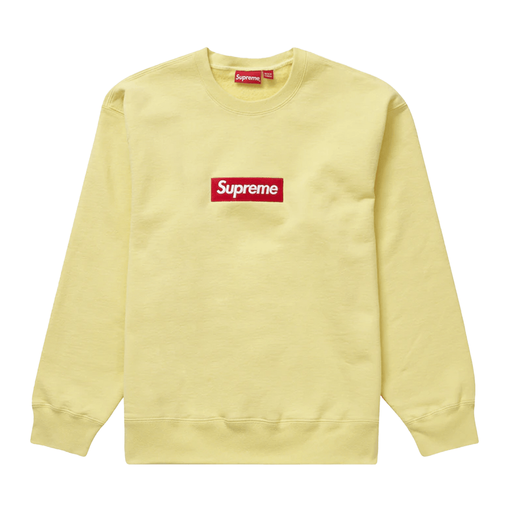 supreme box logo crewneck sweat green