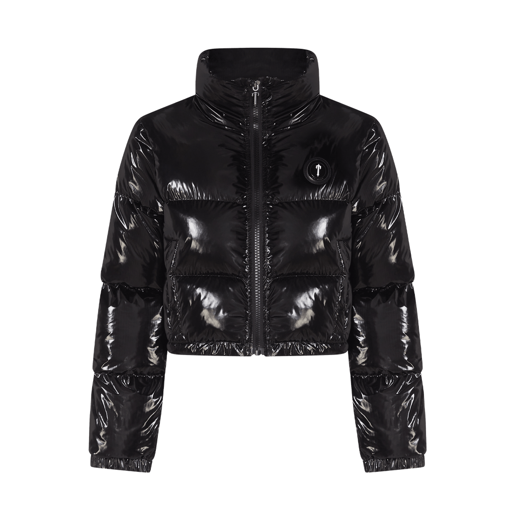 Trapstar Women's Irongate Puffer Jacket - Shiny Black – Kick Game