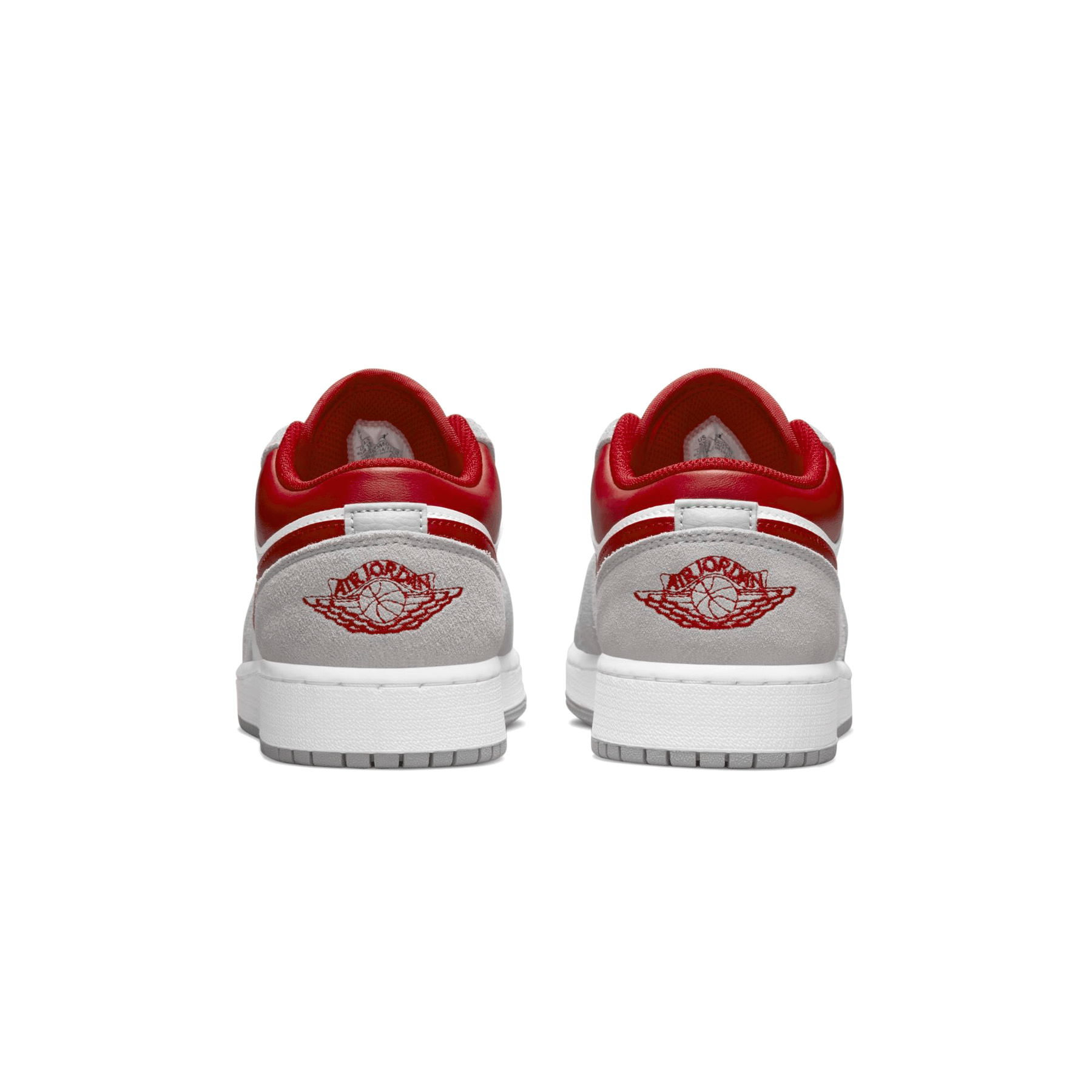 jordan 1 low smoke grey gym red