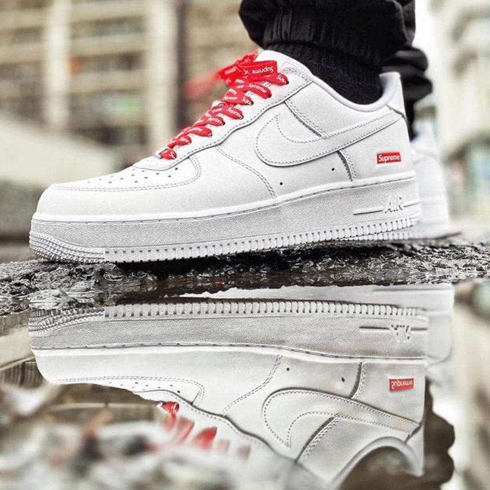 supreme x air force 1 white