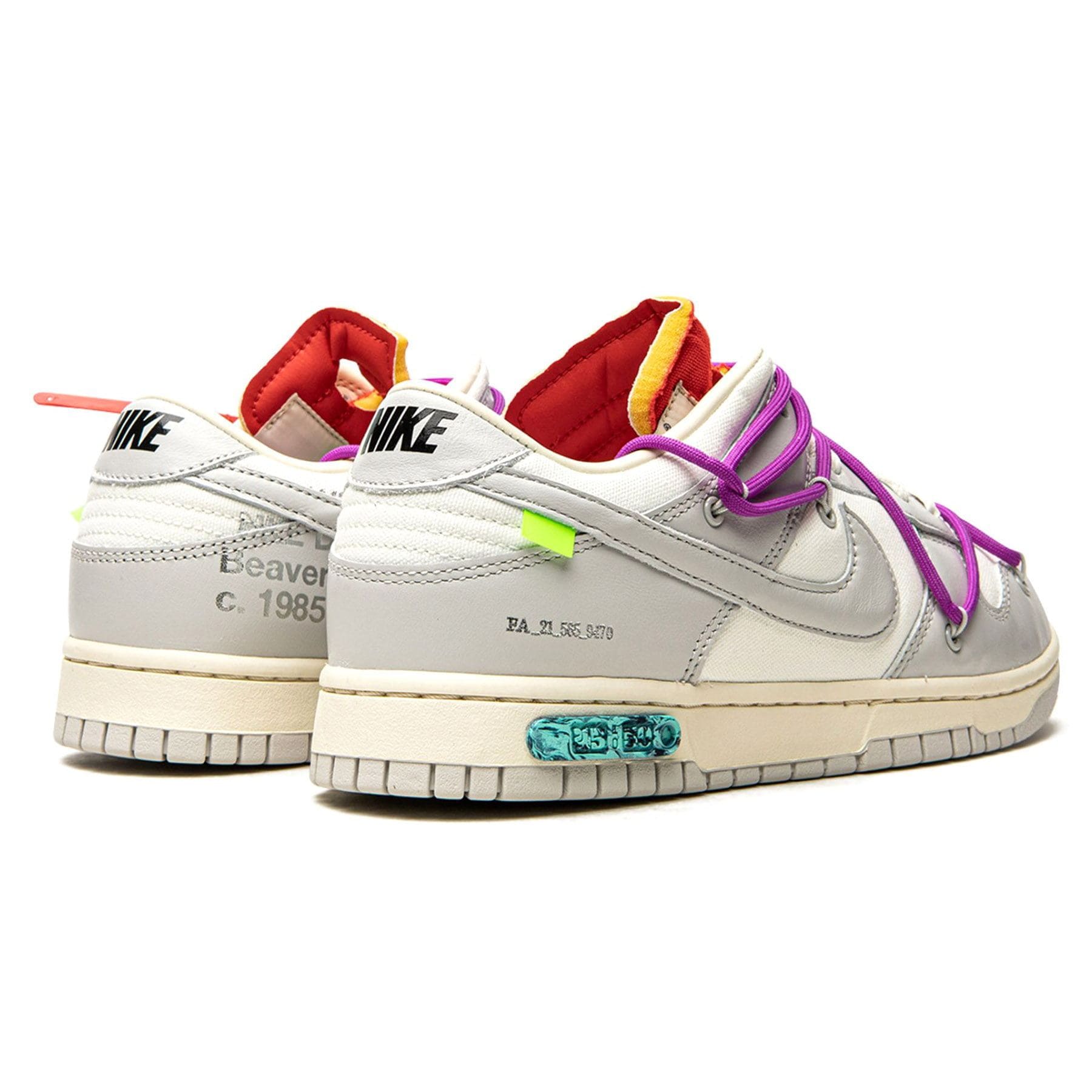 ヴィンテージ復刻 OFF-WHITE × NIKE DUNK LOW 1 OF 50 \