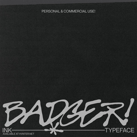 BADGER Typeface