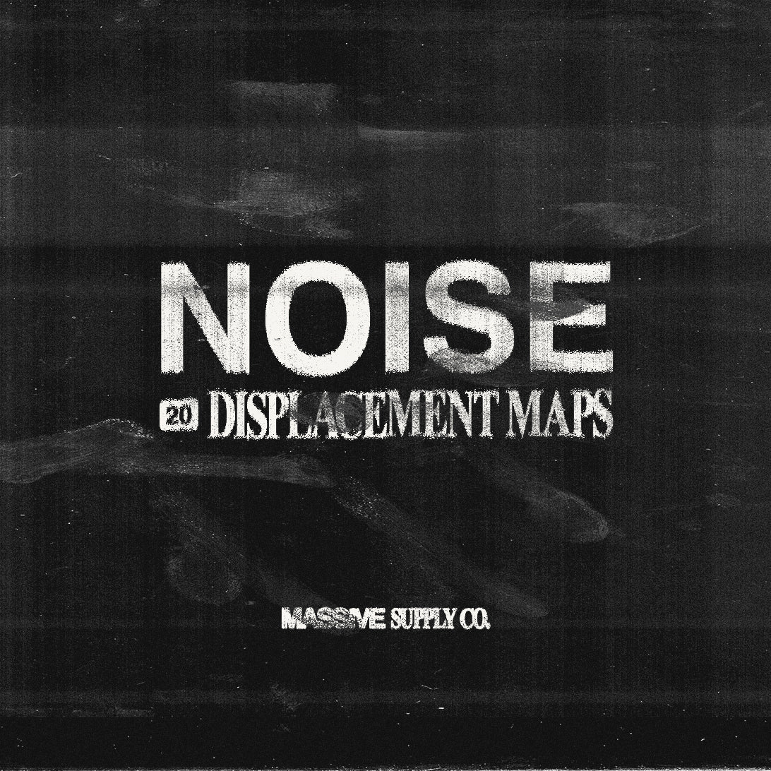 Noise Displacement Map Pack | 20 .PSD Displacement Maps
