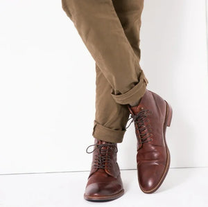 Aston Grey "Lonaro" Cap Toe Leather Boot-9 - Oak + Sparrow Boutique - Aston Grey Boots