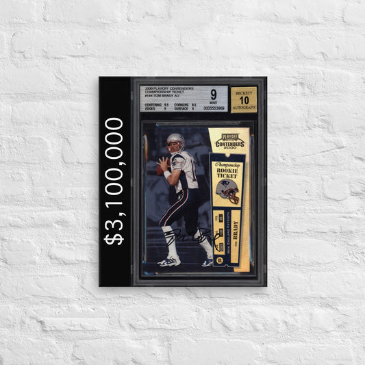 $12 Million Mantle Baseball Card Wall Art – SportsCardsEDGE