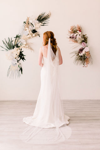 vestido de novia estilo cabaña