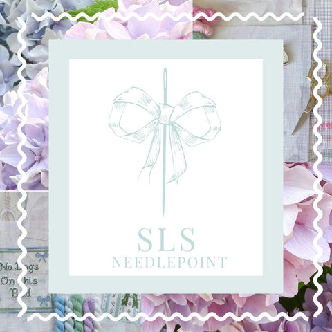 bow with needle for sls needlepoint