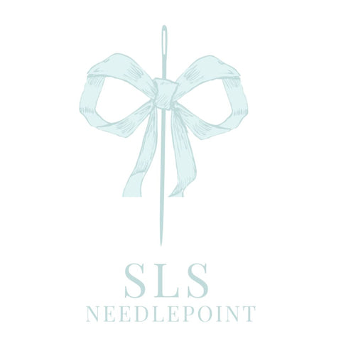 bow with needle for sls needlepoint
