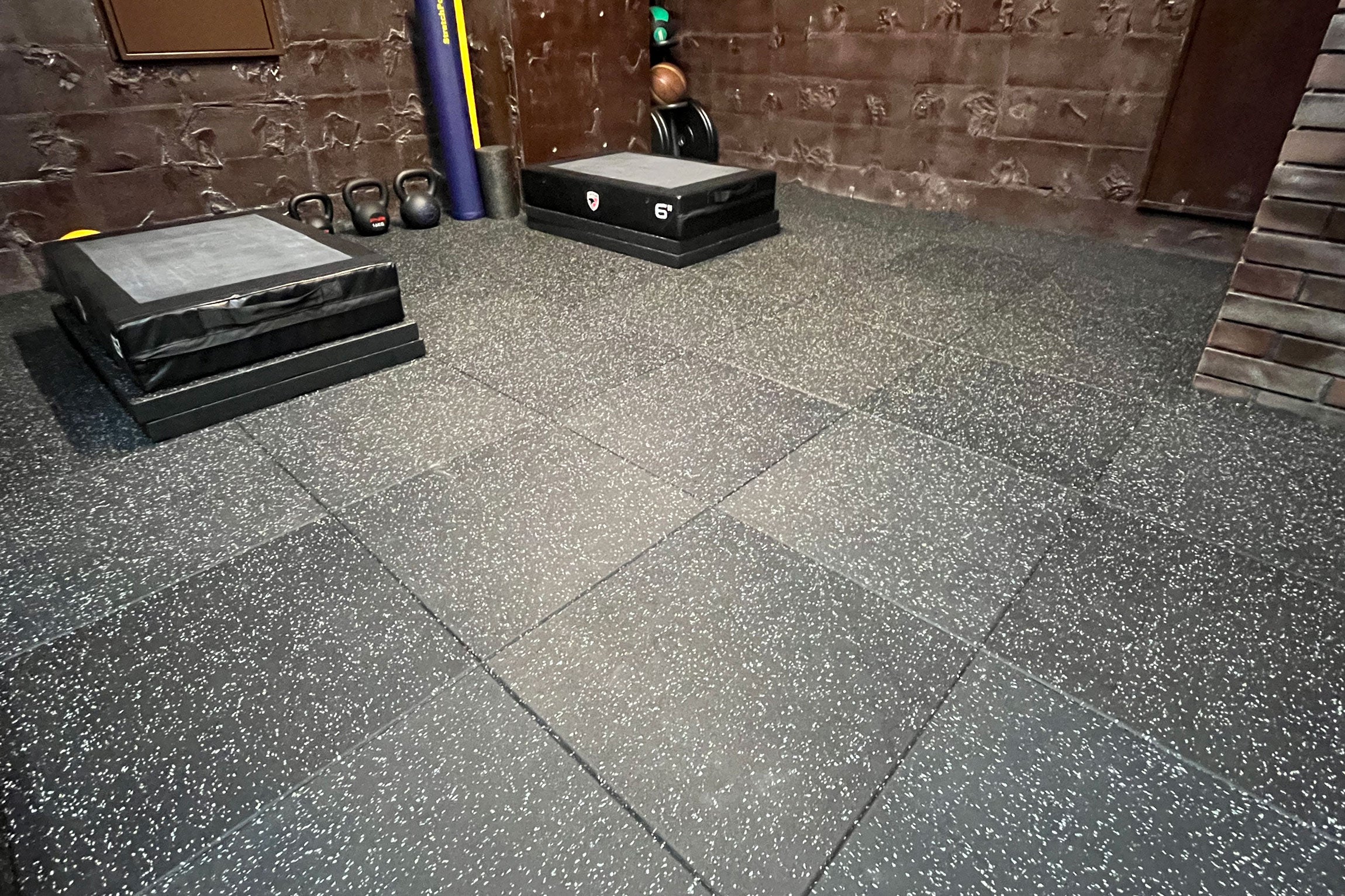 GYMMAT rubber flooring tile introduction case # 1-05