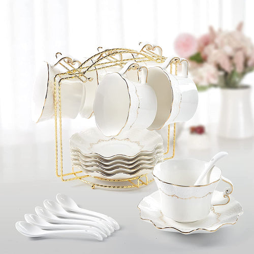 BTäT- Tea Cups, Tea Cups and Saucers (set of 4)