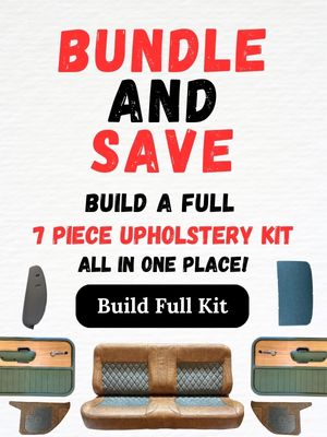 Bundle and Save with a full 7 piece upholstery kit promo