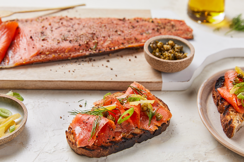 wild salmon pastrami