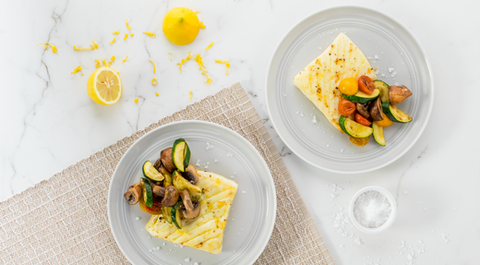 sheet pan halibut with roasted veggies