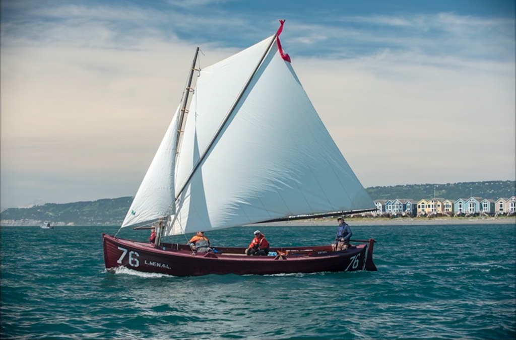 Bristol Bay sailboat traditional sail to the bay from Homer
