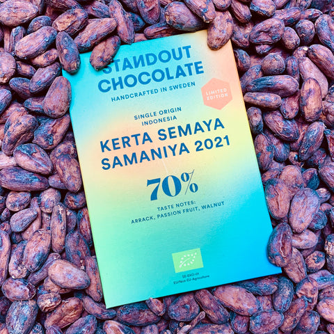 Limited Edition Standout chocolate, des bijoux qui feront le bonheur des papilles. A droite le Kerta Semaya Samaniya et à gauche le Piura Yahuanduz.