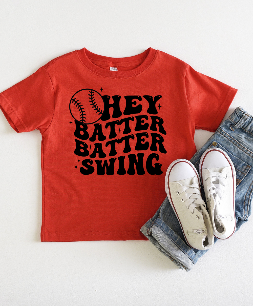 Hey Hey Baseball - Toddler Tee