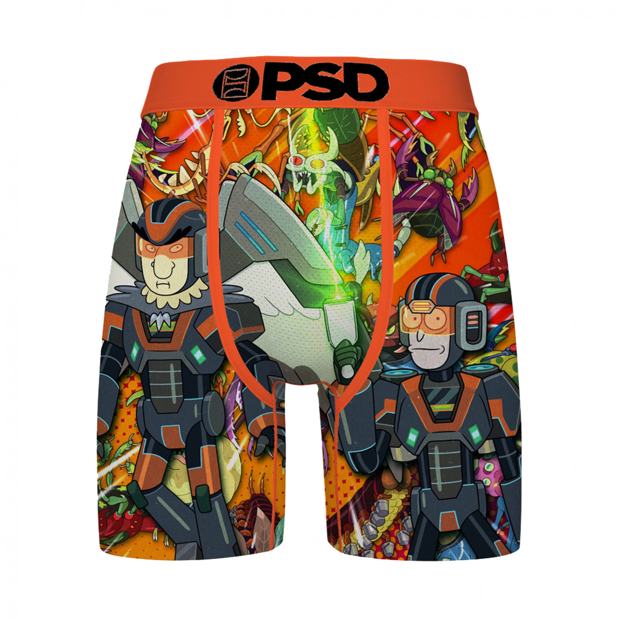 Rick And Morty Hangin' Around PSD Boxer Briefs