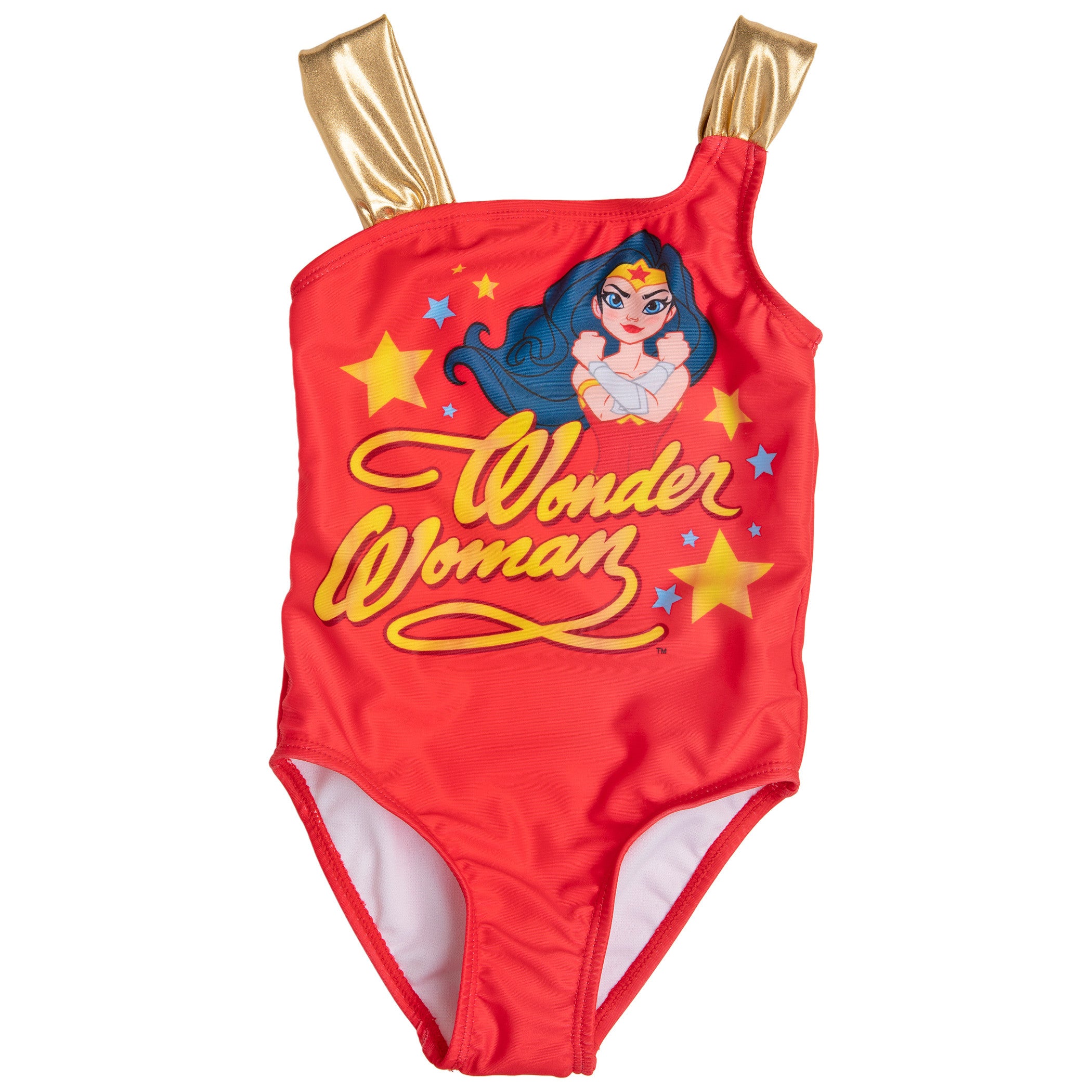 Wonder Woman Patriot Ruffle Bikini Swimsuit