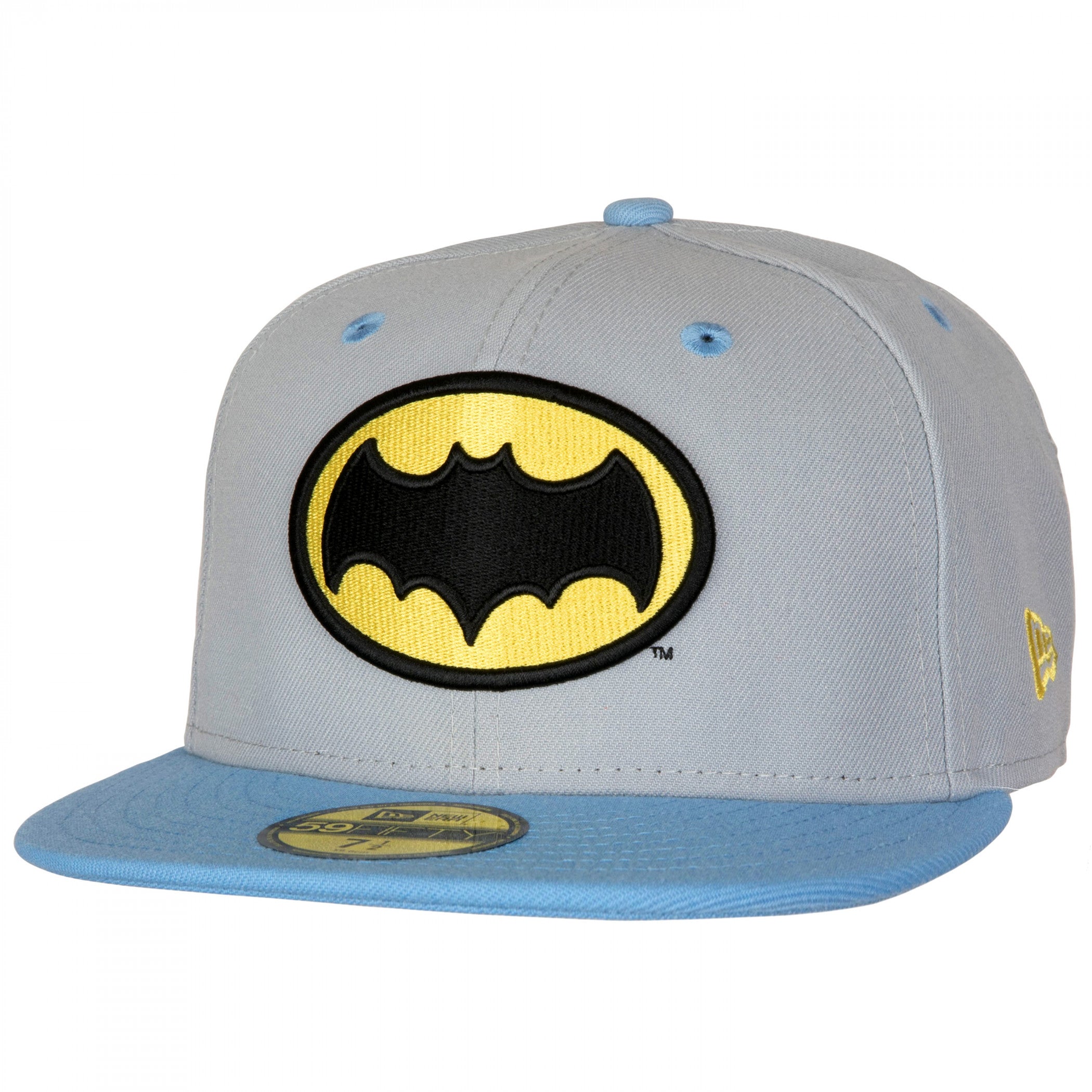 Batman Adam West Logo New Era 59Fifty Fitted Flat Bill Hat –  yellowboxcollectables