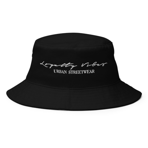 Classic Logo Bucket Hat - Black - Loyalty Vibes