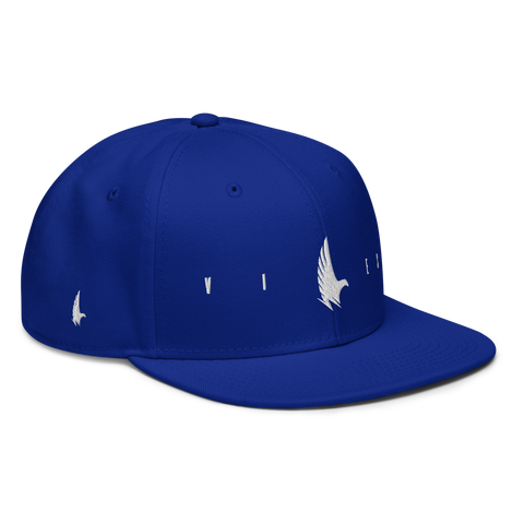 Flex Logo Snapback Hat - Blue/White - Loyalty Vibes