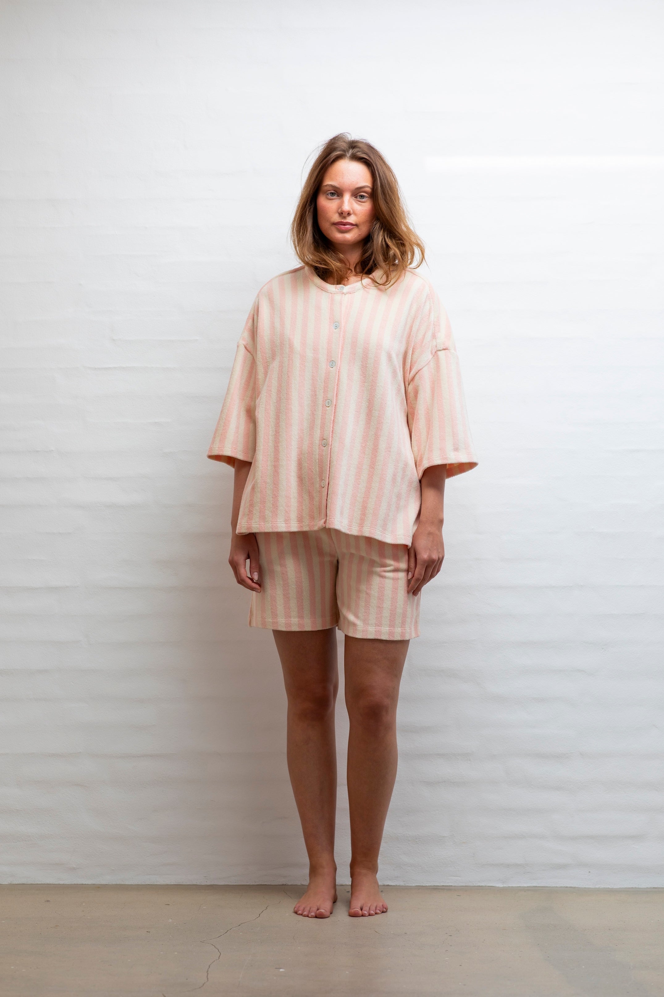 Naram Oversized Shirt, tropical & creme product image