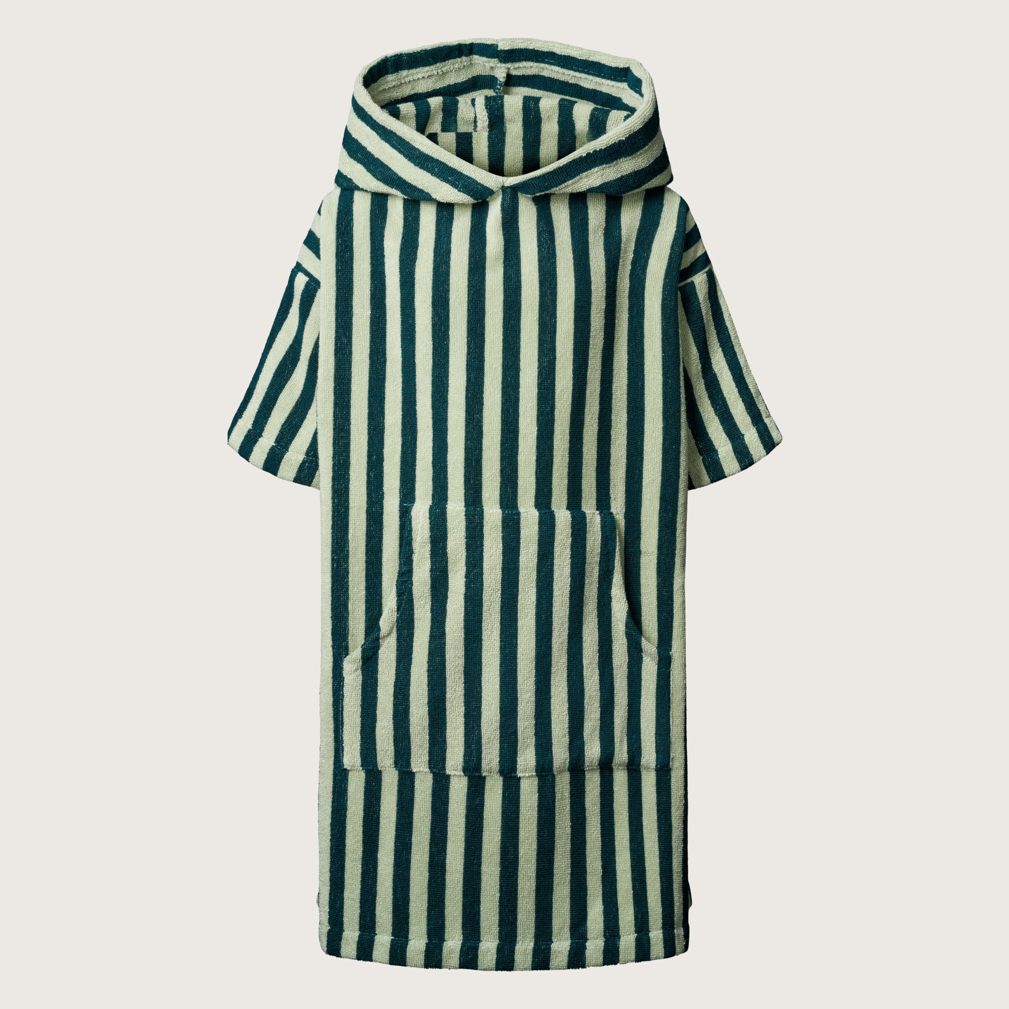 Naram Kids Poncho, sea foam & deep teal product image