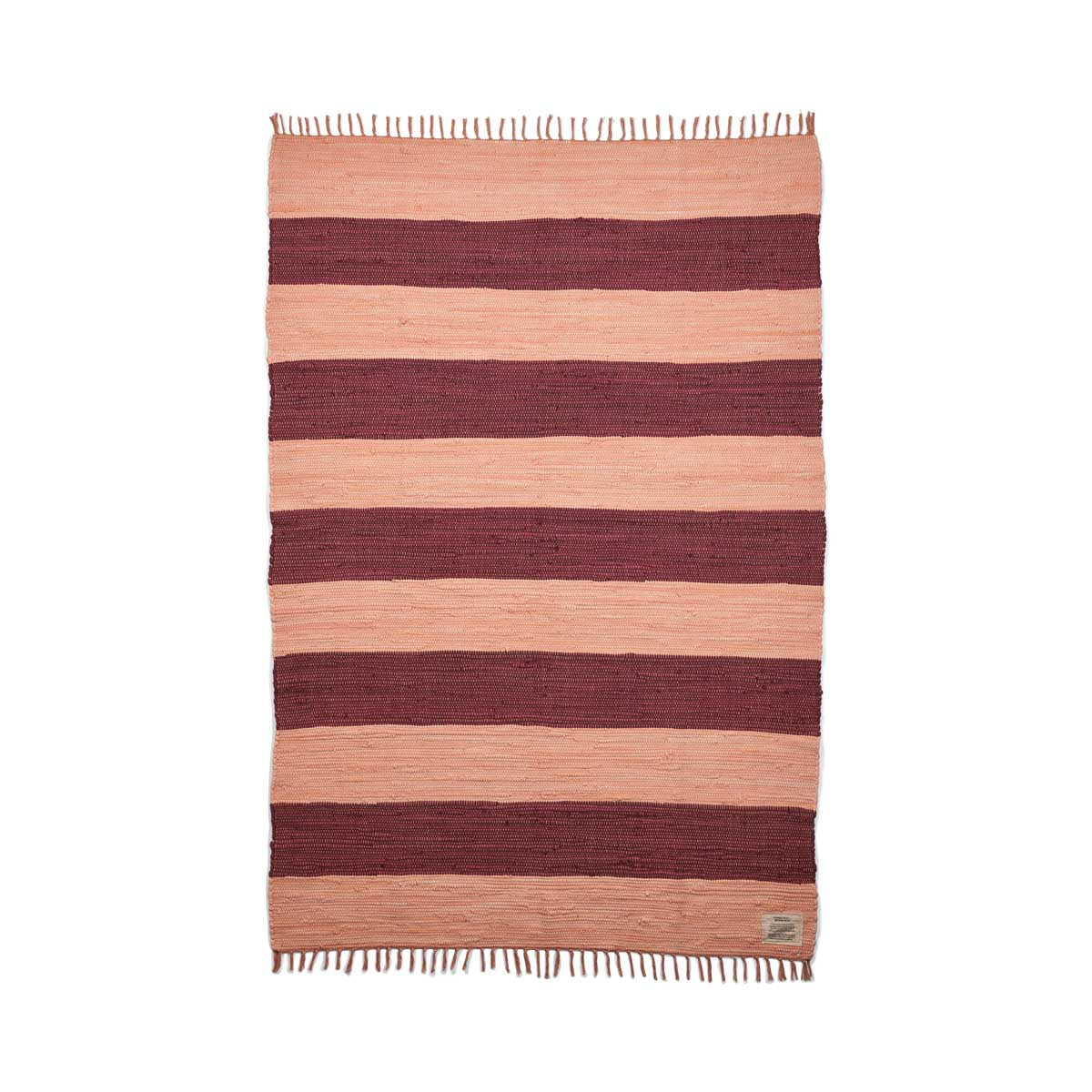 Bongusta, Product image, Chindi Rug, wine & peach, 8 of 8}