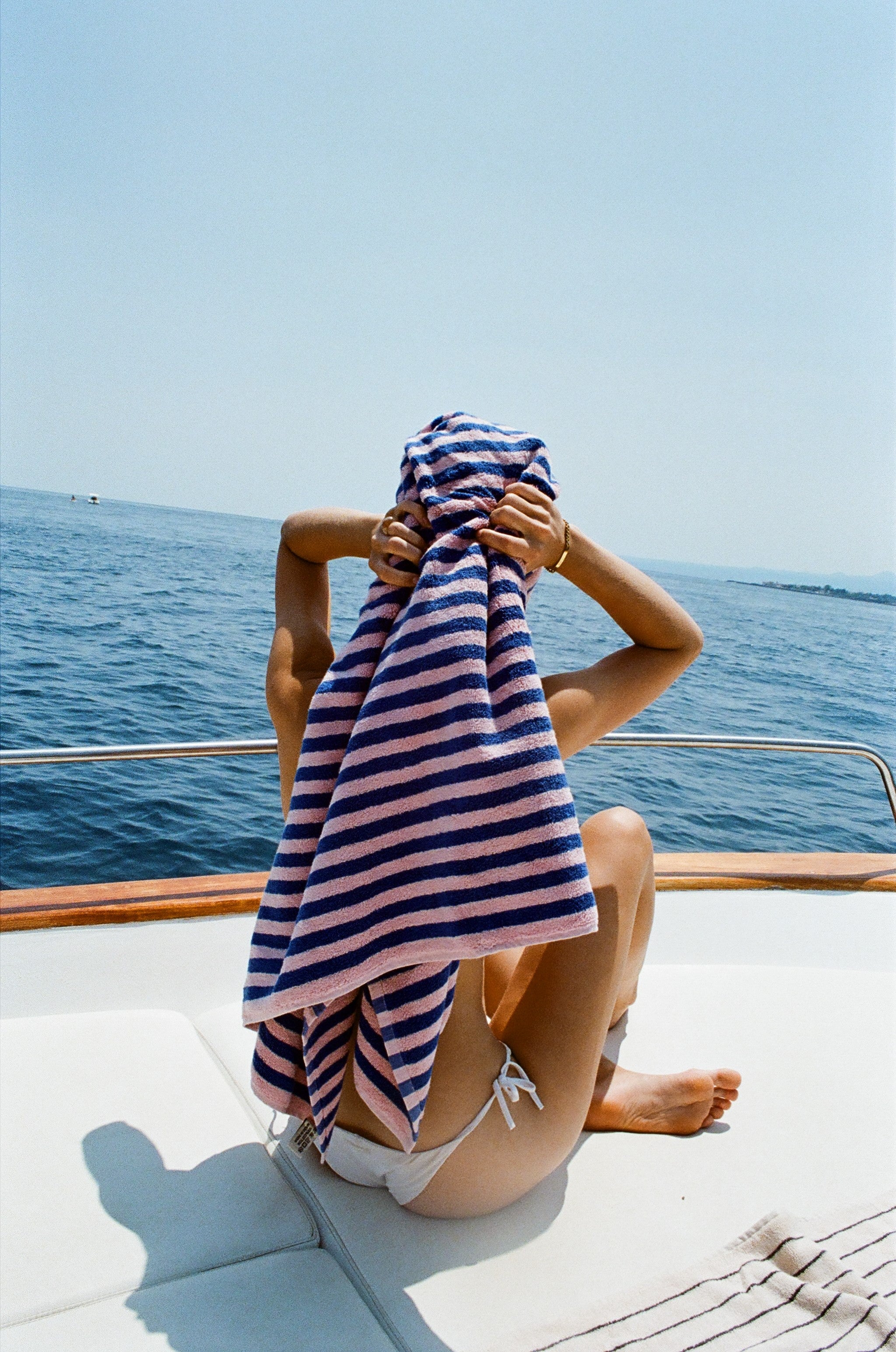 Naram håndklæder, dazzling blue & rose product image