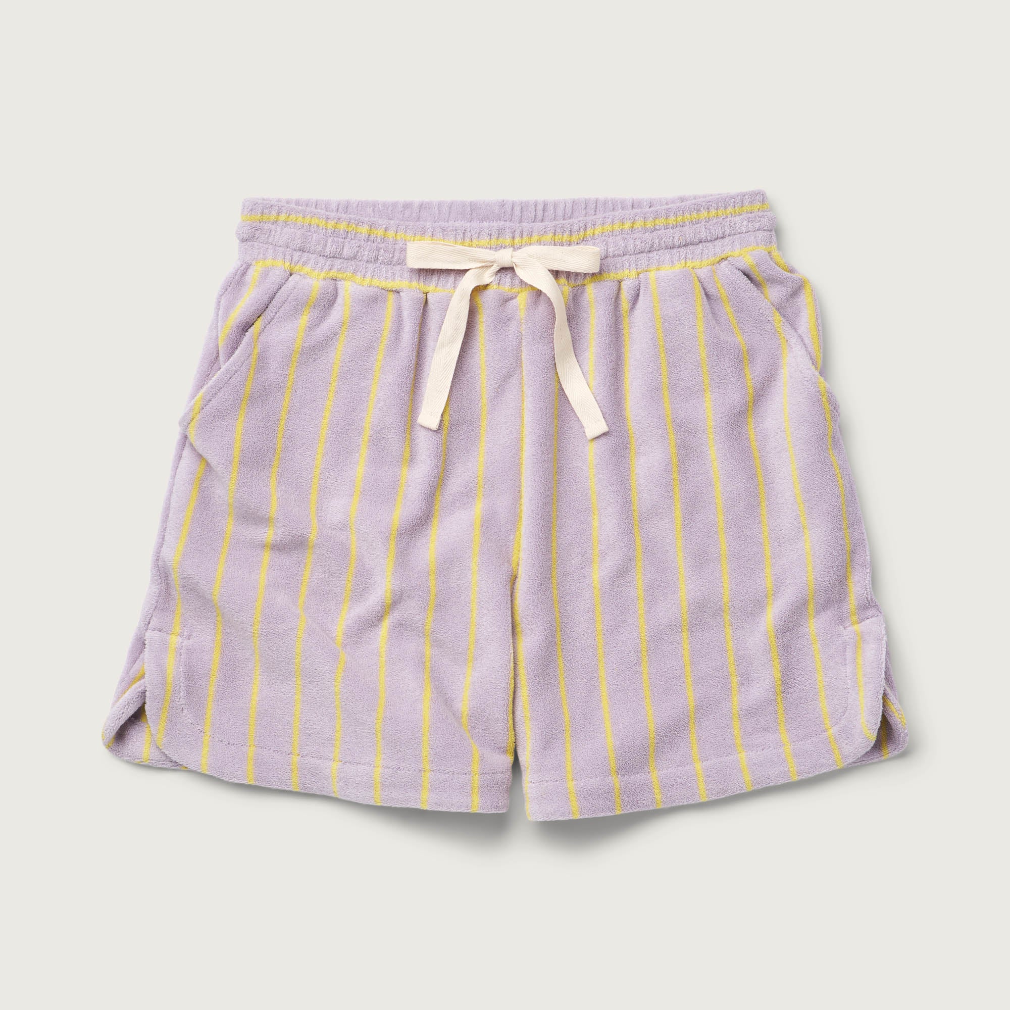 Bongusta, Product image, Naram Gym Shorts, lilac & neon yellow, 5 of 5}