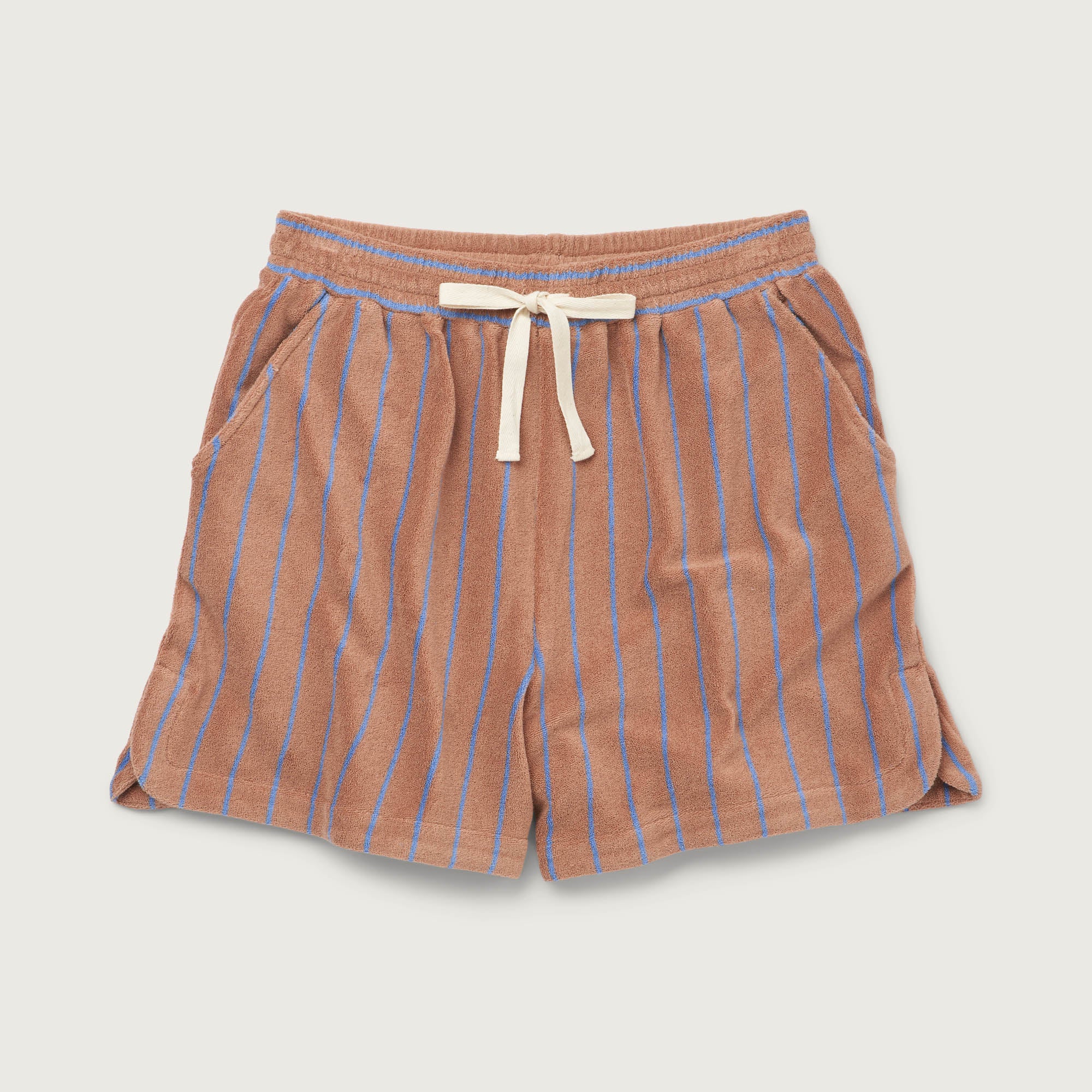 Bongusta, Product image, Naram Gym Shorts, camel & ultramarine, 3 of 3}