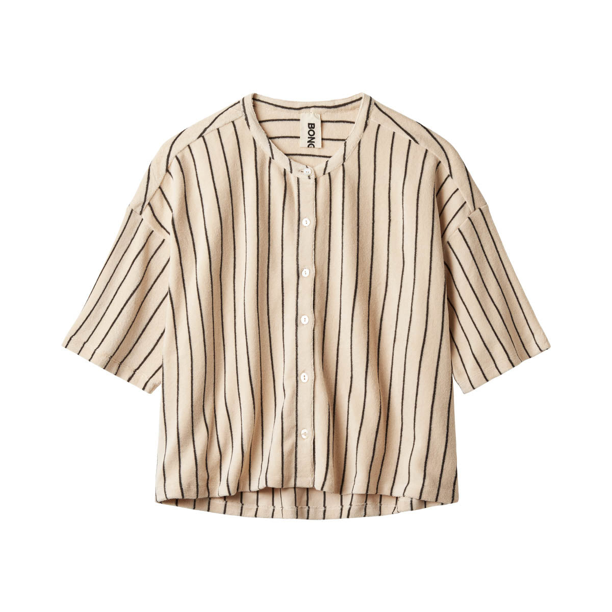 Bongusta, Product image, Naram Oversized Shirt, creme & ink, 5 of 5}