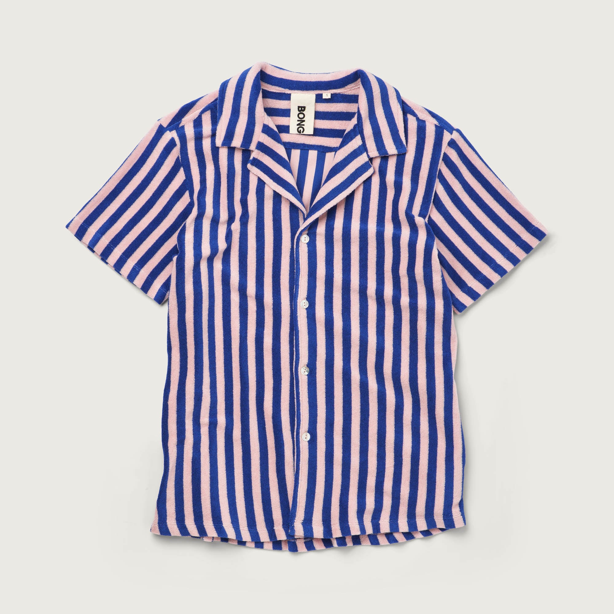 Bongusta, Product image, Naram Shirt, dazzling blue & rose, 4 of 4}