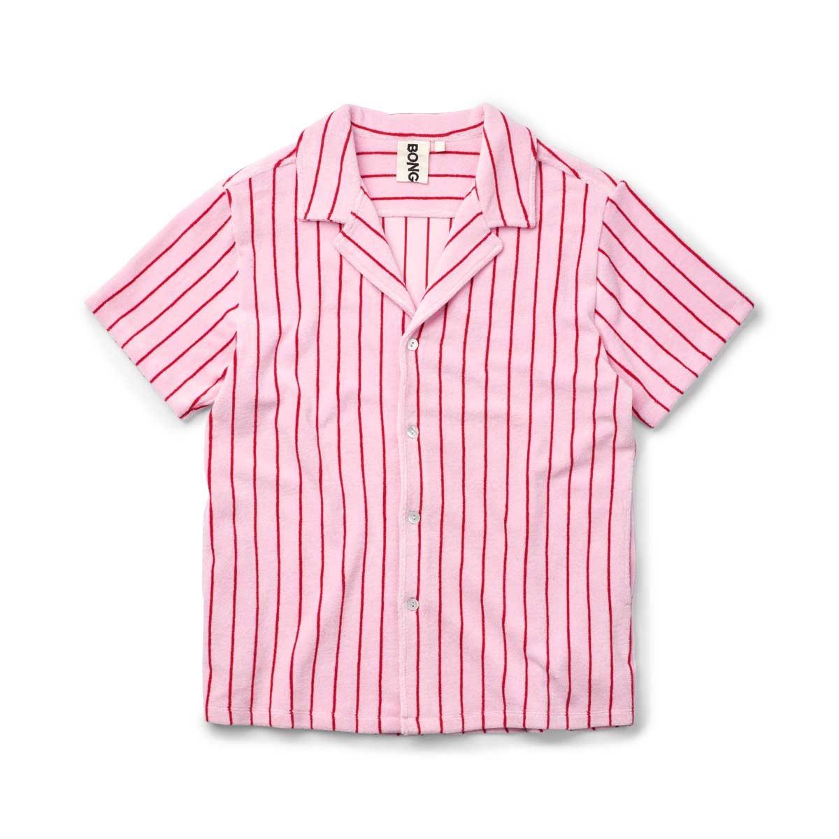 Bongusta, Product image, Naram Shirt, baby pink & ski patrol red, 2 of 5}